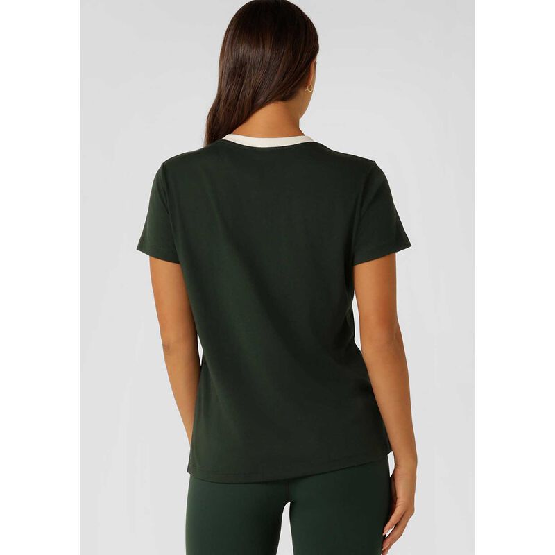 Lorna Jane Lotus Heritage Ringer T-Shirt image number 1